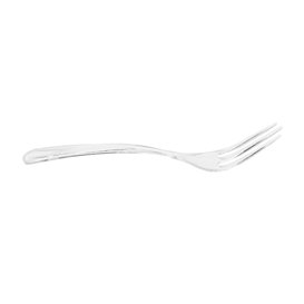 Transparent Plastic Tasting Fork PS 10 cm (100 Units)