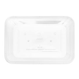 Rectangular Transparent PP Plastic Container 750ml 17,6x12,4x6cm (500 Units)