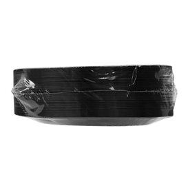 Reusable Rigid Plate PP Flat Black "Cocktail" 18,5 cm (50 Units)