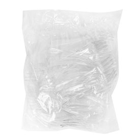 Reusable Transparent PS Mini Fork 10cm (500 Units)