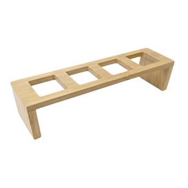 Bamboo Stand for "Diamond" Cones 4 Slots (16 Units)