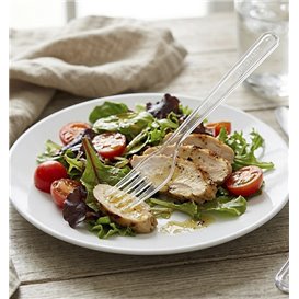 Reusable Fork in PS Transparent 18cm (1.000 Units)