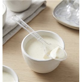 Reusable Transparent PS Teaspoon 14,5 cm (30 Units)