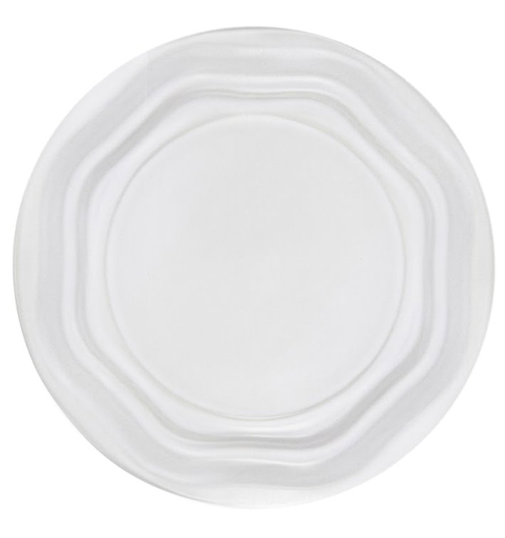 Economy Reusable White PS Plate Ø20,5cm (800 Units)