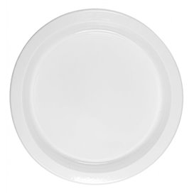 Economy Reusable White PS Plate Ø22cm (700 Units)