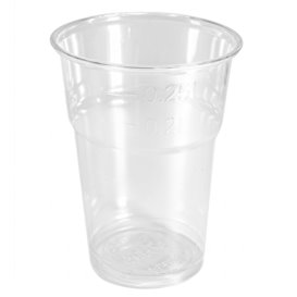 rPET Plastic Cup 300ml Ø7,8cm (50 Units)