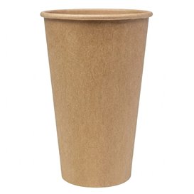 Kraft-Kraft Paper Cup 16oz/480ml Ø9cm (25 Units)