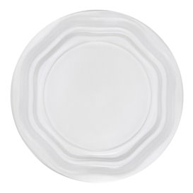Economy Reusable White PS Plate Ø20,5cm (400 Units)