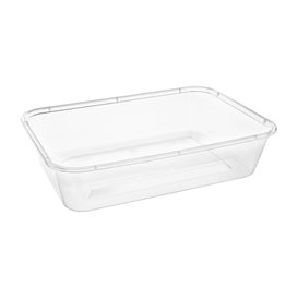 Rectangular Container in PP Transparent 500ml 17,6x12,4x4cm (50 Units)