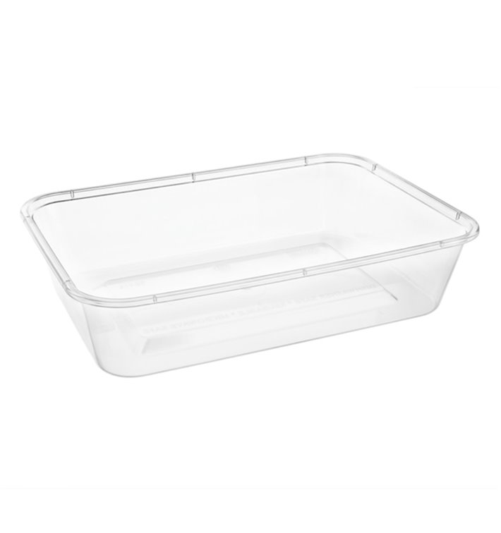 Rectangular Container in PP Transparent 500ml 17,6x12,4x4cm (500 Units)