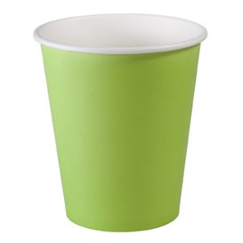 Green Cardboard Cup "Colors" 9Oz/270ml (20 Units)