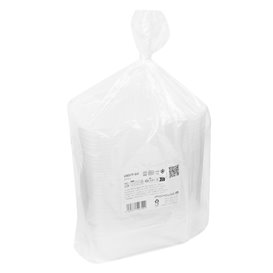Transparent PP Plastic Rectangular Container 1.500ml 20,4x15,3cm (500 Units)