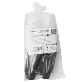 Black PP Sauce Container with Lid 2Oz/60ml (100 Units)