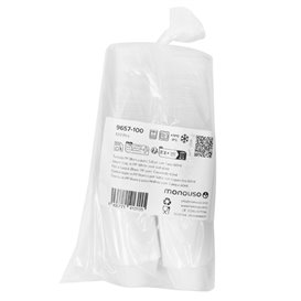 White PP Sauce Container with Lid 2Oz/60ml (100 Units)