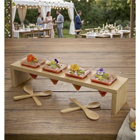 Detail bamboo holder 4 cones 60 ml B235