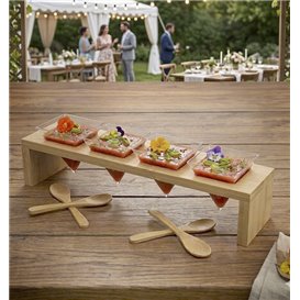 Bamboo Tray 6x5x1,5cm (500 Units)