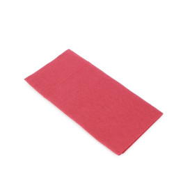 Pocket Fold Airlaid Napkins "Kanguro" Burgundy 40x40cm (25 Units) 