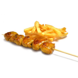 Birch Wood Skewers 25cm 